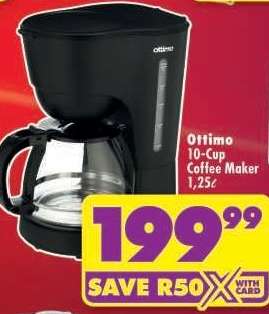 OTTIMO 10-CUP COFFEE MAKER 1.25L