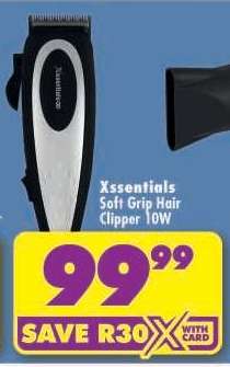 Xssentials Soft Grip Hair Clipper 10W