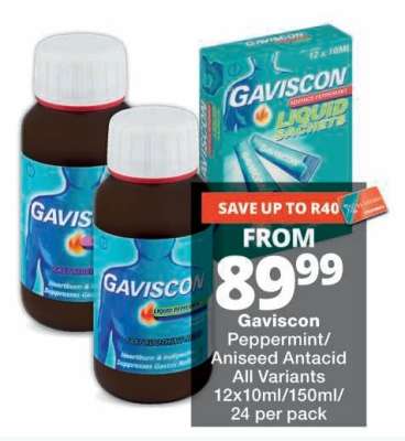 Gaviscon Peppermint/Aniseed Antacid