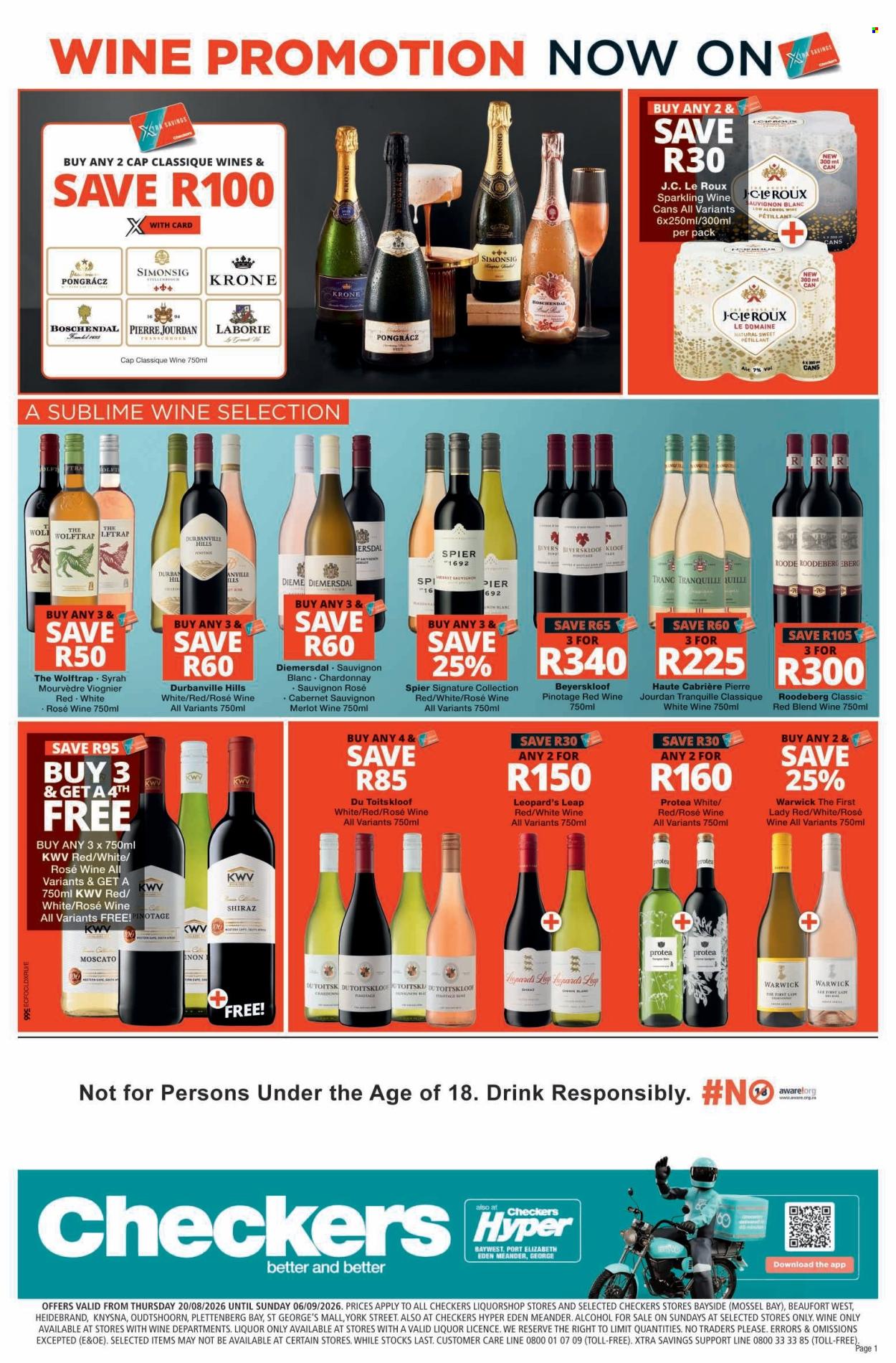 Checkers specials - 08.20.2026 - 09.06.2026. Page 1