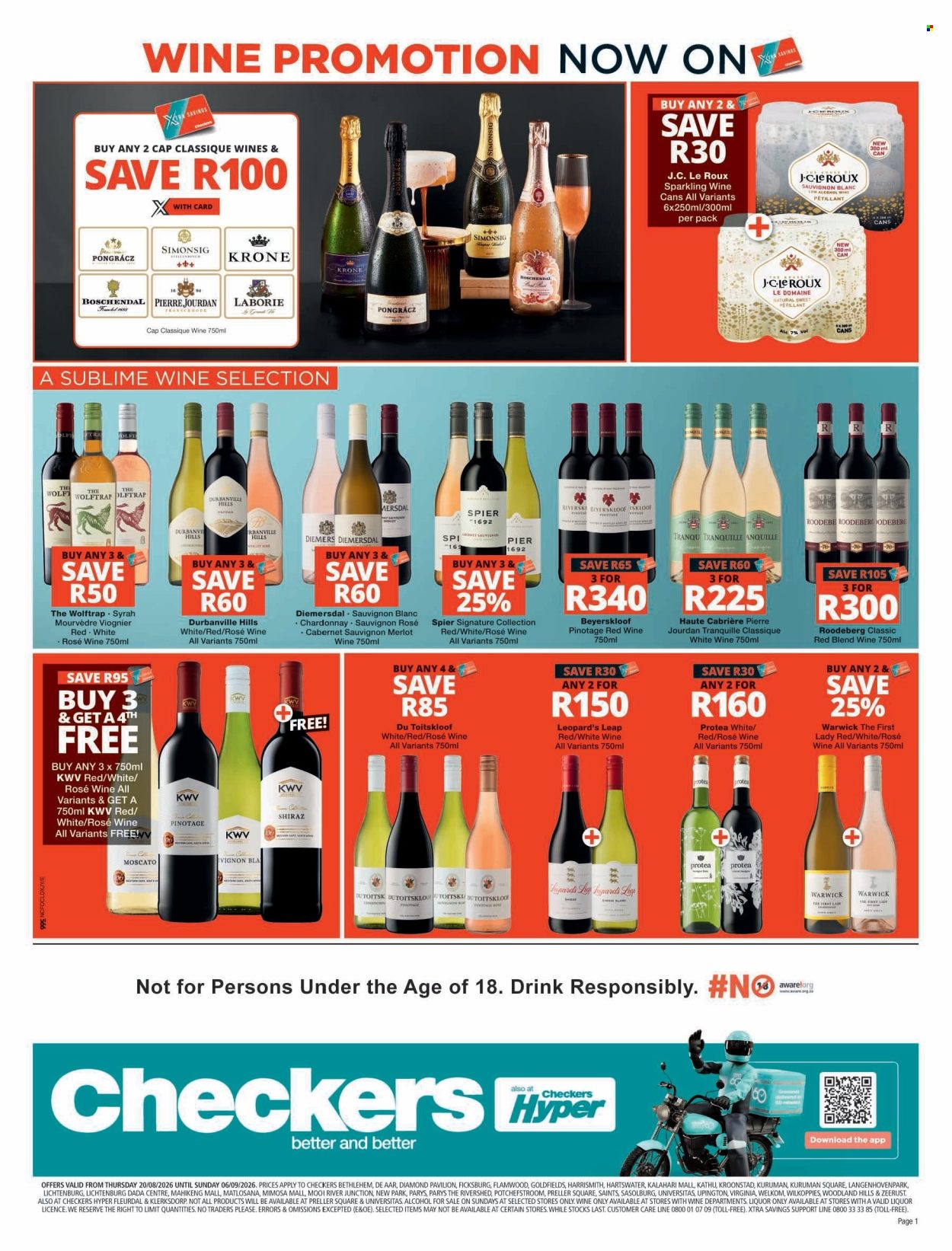 Checkers specials - 08.20.2026 - 09.06.2026. Page 1