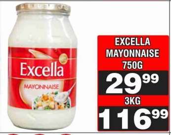 EXCELLA MAYONNAISE 750g
