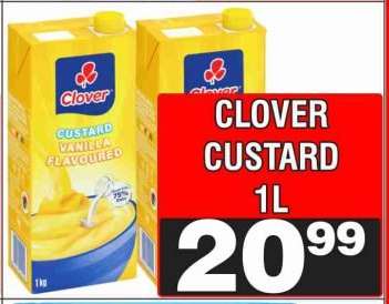 CLOVER CUSTARD 1L