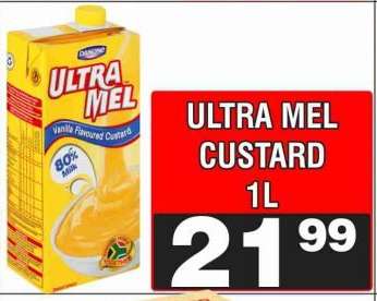 Ultra Mel Custard 1L