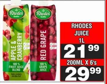 RHODES JUICE 1L