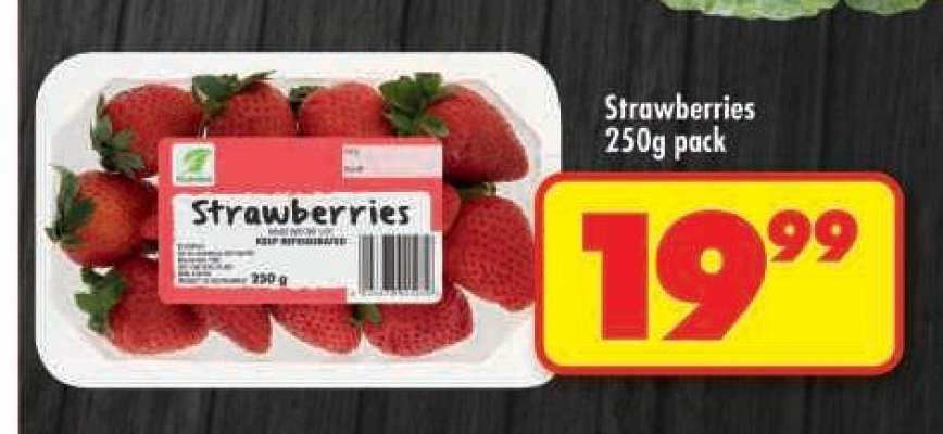 STRAWBERRIES 250g pack