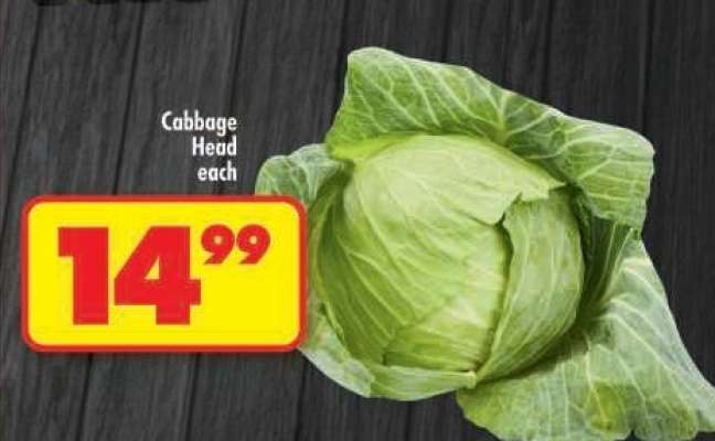 CABBAGE HEAD each