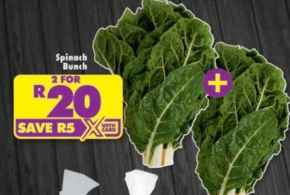 Spinach bunch