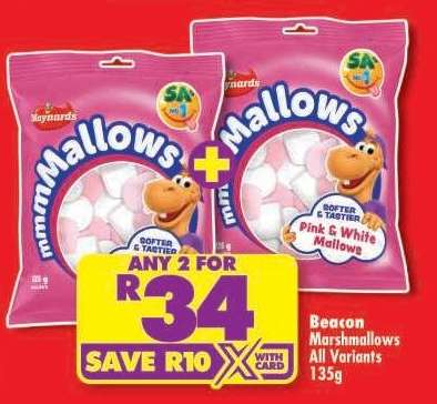 BEACON MARSHMALLOWS all variants 135g
