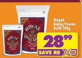 ROYAL BAKING POWDER REFILL 200g