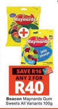 Beacon Maynards Gum Sweets