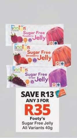 Footy's Sugar Free Jelly