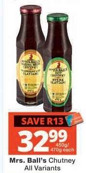 MRS BALL'S CHUTNEY