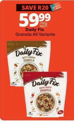 Daily Fix Granola All Variants