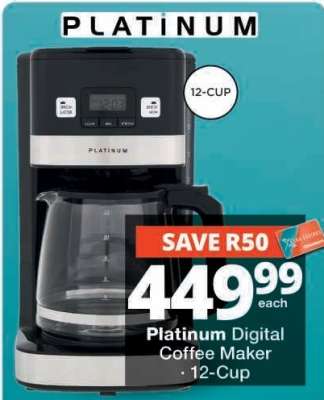 Platinum Digital Coffee Maker