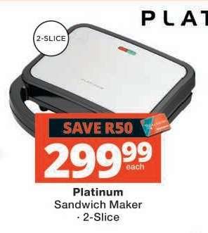 Platinum Sandwich Maker