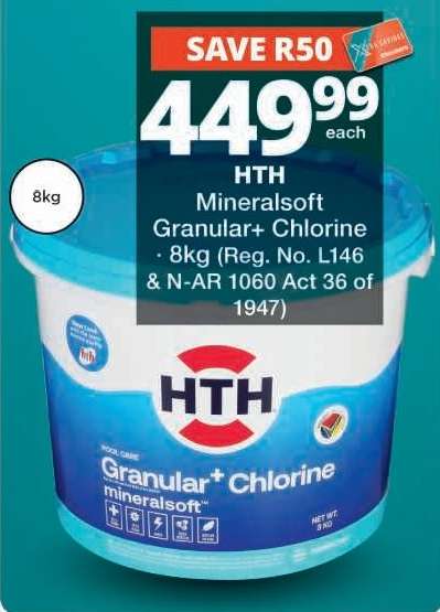 HTH Mineralsoft Granular+ Chlorine