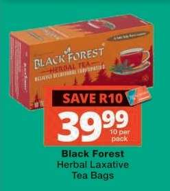Black Forest Herbal Laxative Tea Bags