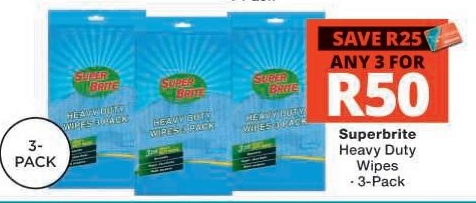 Superbrite Heavy Duty Wipes