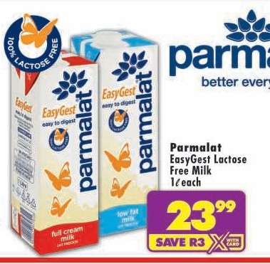Parmalat EasyGest Lactose Free Milk