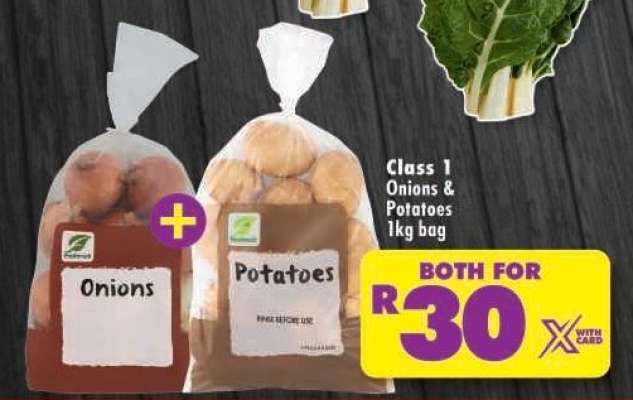 Class 1 Onions & Potatoes 1kg bag