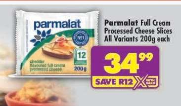 PARMALAT Full Cream Processed Cheese Slices