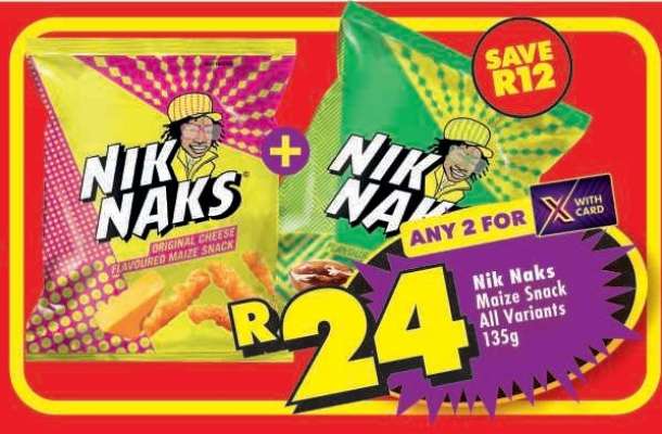 Nik Naks Maize Snack All Variants 135g