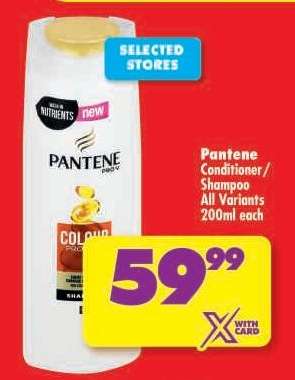 Pantene Conditioner/Shampoo All Variants 200ml each