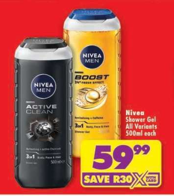 Nivea Shower Gel All Variants 500ml Each