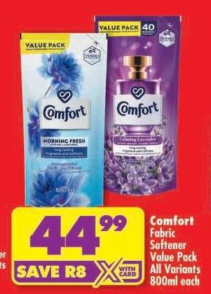 Comfort Fabric Softener Value Pack