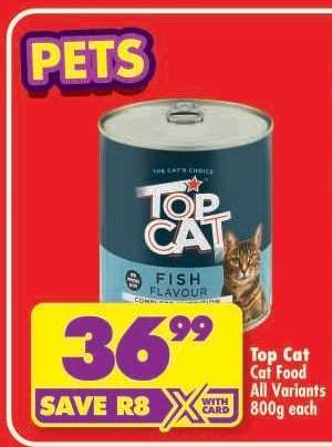 TOP CAT CAT FOOD