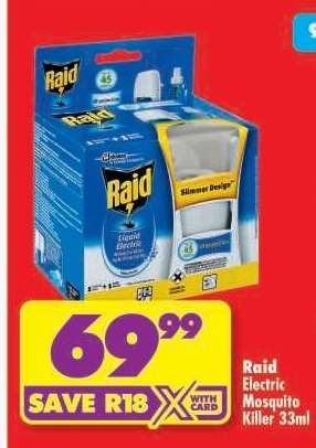 Raid Electric Mosquito Killer 33ml