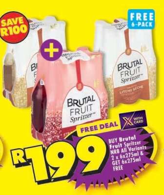 Brutal Fruit Spritzer NRB All Variants