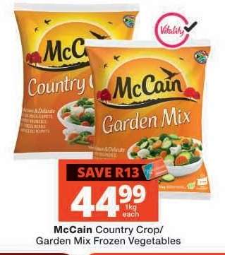 McCain Country Crop/Garden Mix Frozen Vegetables