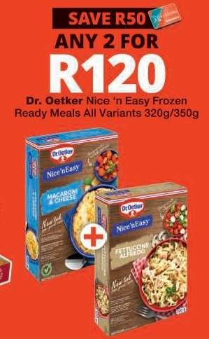 Dr. Oetker Nice 'n Easy Frozen Ready Meals