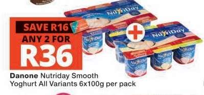 Danone Nutriday Smooth Yoghurt