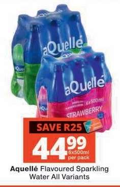 AQUELLÉ Flavoured Sparkling Water (All variants)