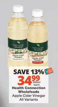 Health Connection Wholefoods Apple Cider Vinegar