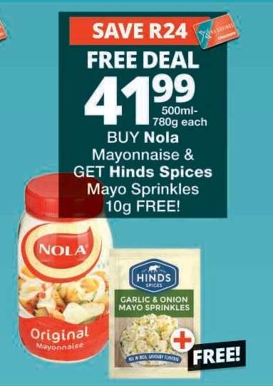 Nola Mayonnaise & Hinds Spices Mayo Sprinkles
