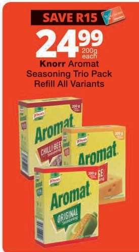 Knorr Aromat Seasoning Trio Pack Refill All Variants