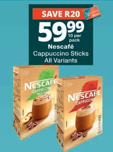 Nescafé Cappuccino Sticks
