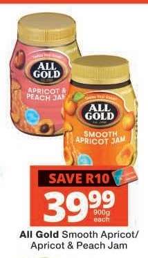 ALL GOLD SMOOTH APRICOT/APRICOT & PEACH JAM