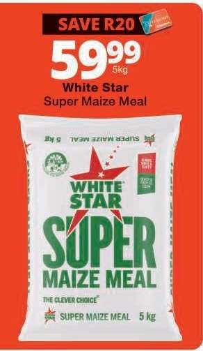 WHITE STAR SUPER MAIZE MEAL