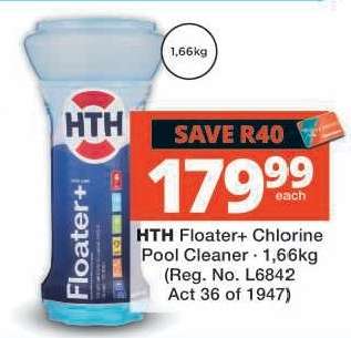 HTH Floater+ Chlorine Pool Cleaner
