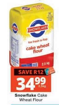 SNOWFLAKE CAKE WHEAT FLOUR
