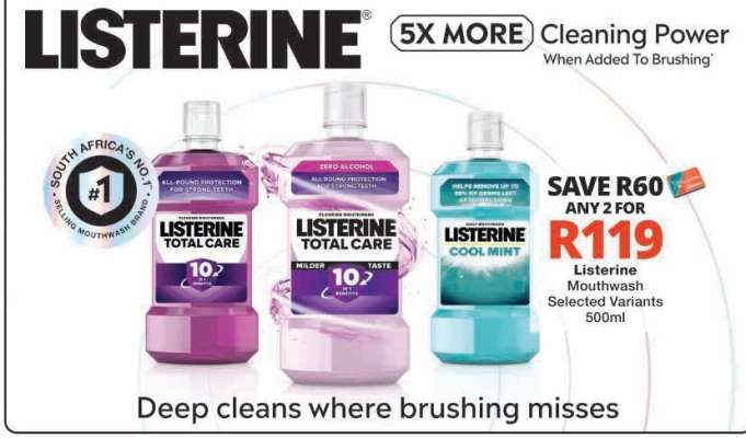 LISTERINE MOUTHWASH