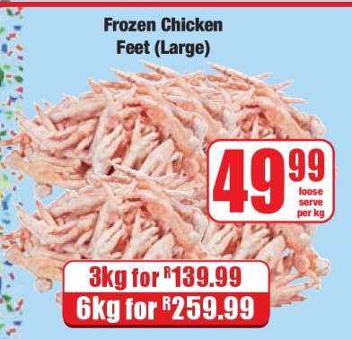 Frozen Chicken Feet (Large)