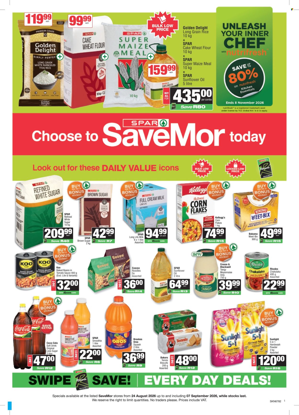 SPAR specials - 08.24.2026 - 09.07.2026. Page 1