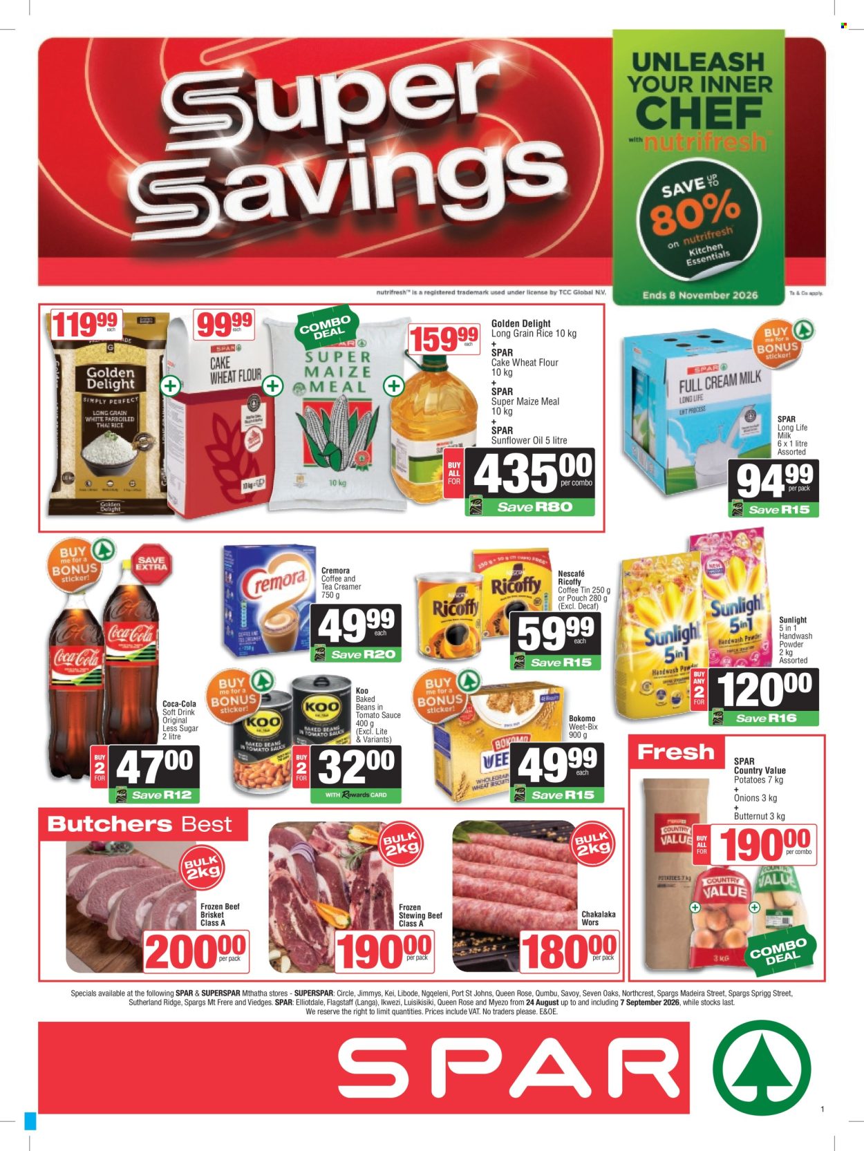 SPAR specials - 08.24.2026 - 09.07.2026. Page 1