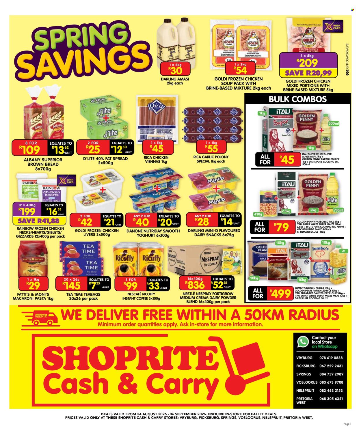 Shoprite specials - 08.24.2026 - 09.06.2026. Page 1